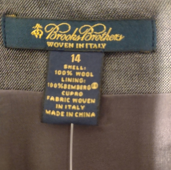 Brooks Brothers Medium Grey Wool Skirt - Picture 5 of 6